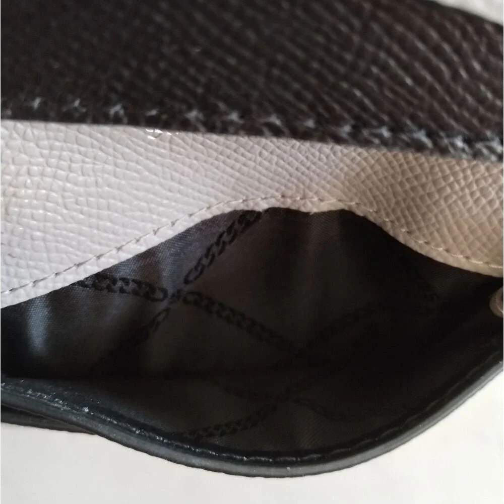 Michael Kors Jet Set Two Tone Pebbled Leather Wallet NWOT